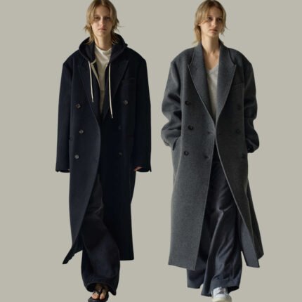 Loose And Lazy Style Thickened Woolen Coat